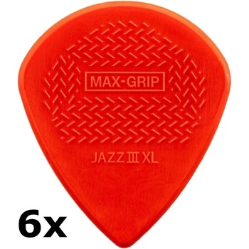Dunlop 581PXLN Max Grip Jazz III XL Nylon 1.38 Player Pack Перце за китара (581PXLN)