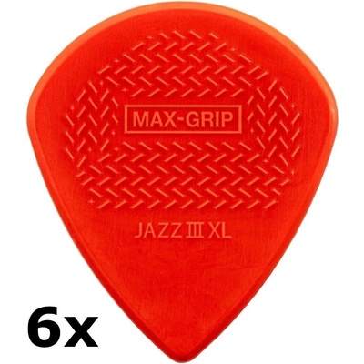 Dunlop 581PXLN Max Grip Jazz III XL Nylon 1.38 Player Pack Перце за китара (581PXLN)