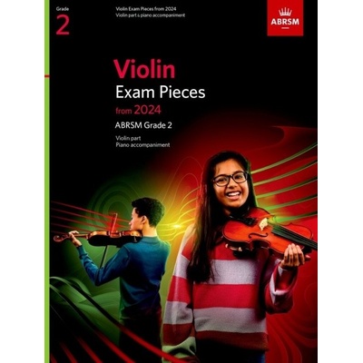 Violin Exam Pieces from 2024 ABRSM Grade 2 skladby pre husle a klavír