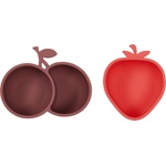 OYOY Yummy Strawberry & Cherry купички за закуски, 2 бр (M107407)