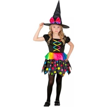 Widmann Костюм на вещица, цветен - за деца 8-10 години, 140 см (10407)