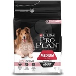 PRO PLAN OptiDerma Adult Medium Sensitive Skin Salmon 3 kg