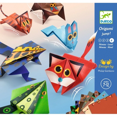 Djeco Origami Vyskakovací zvířátka – Zboží Dáma