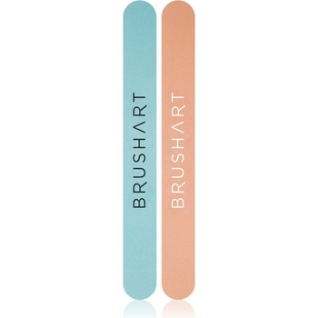 BrushArt Accessories Nail file duo комплект пили за нокти цвят Apricot/Minty 2 бр