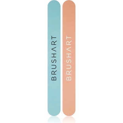 BrushArt Accessories Nail file duo комплект пили за нокти цвят Apricot/Minty 2 бр