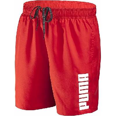 Puma Men Swim Mid Red