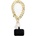 GUESS Универсална връзка за телефон Guess Wrist Strap 4G Charm, златен (GUOUCBMC4MD)