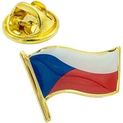Odznáček ČR - vlající - 2 x 1,5 cm