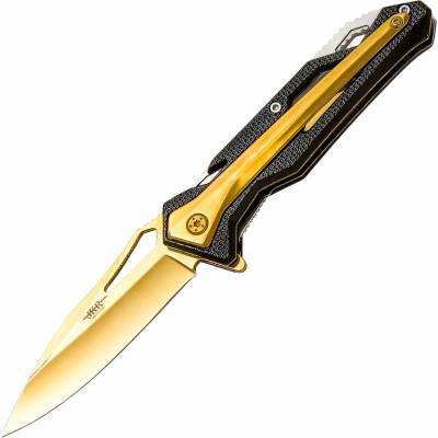 JKR 8,4 cm, hliník, černo-zlatý JKR732