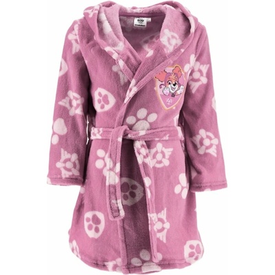 SunCity Dievčenský fleece župan s kapucňou Labková patrola - Skye