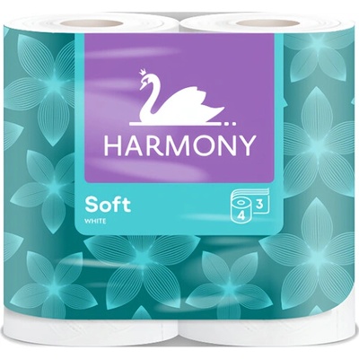 Harmony Soft White 3-vrstvový 4 ks
