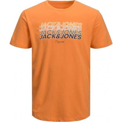 Jack and Jones tričko Brady oranžové