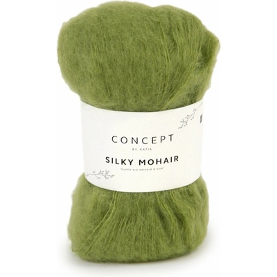 SILKY MOHAIR Katia Farby SILKY MOHAIR: 120 trávová zelená