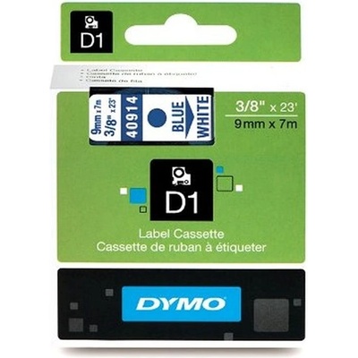 DYMO D1 9mmx7m синя/бяла лента за етикетиращи машини NDY0720690 (NDY0720690)