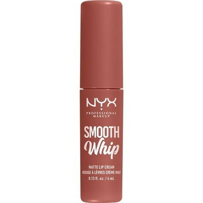 NYX Professional Makeup Smooth Whip Matte Lip Cream sametová rtěnka s vyhlazujícím efektem 04 Teddy Fluff 4 ml