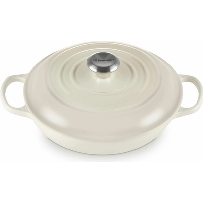 Le Creuset Kastrol SIGNATURE 26 cm 2,2 l MERINGUE litina