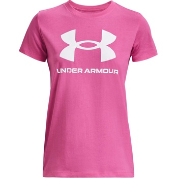 Under Armour Тениска Under Armour UA SPORTSTYLE LOGO SS-PNK 1356305-659 Размер XS