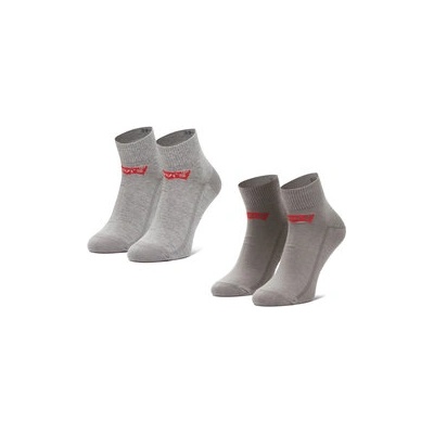 Levi's Комплект 3 чифта къси чорапи мъжки 37157-0179 Сив (37157-0179)