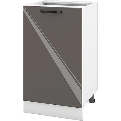 ИРИМ Долен кухненски шкаф Сити БФ-Антрацит гланц-05-43 50 см