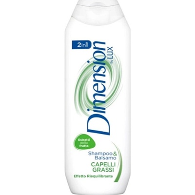 Dimension by Lux 2in1 šampón a kondicionér 2 v1 pre mastné vlasy 250 ml