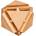 Fridolin Логически 3D пъзел Fridolin Magic Trianglebox