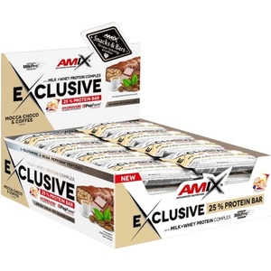 Amix Nutrition Exclusive Protein Bar [12 x 85 грама] Мока-шоко Кафе