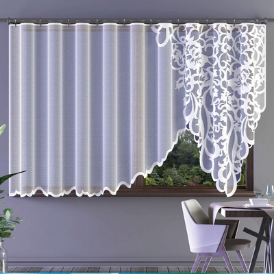 Kusová záclona Dalmara Bez řasící pásky 100x200