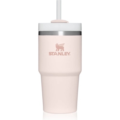 STANLEY Quencher H2. O FlowState Tumbler неръждаема термочаша със сламка малък Rose Quartz 600ml
