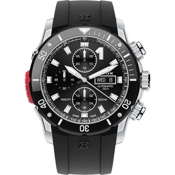 Edox Мъжки часовник EDOX CO-1 Chrono Automatic 01128-3NRCA-NN (56360)