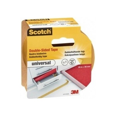 3M 4201 Scotch Obojstranne lepiaca páska pre nenáročné aplikácie 50 mm x 20 m
