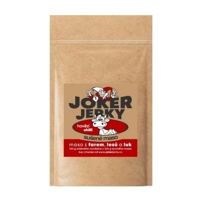 Joker Jerky Hovězí CHILLI sušené maso 75 g