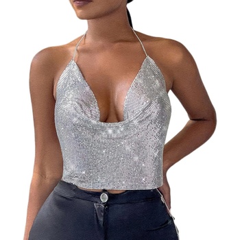 Бюстие блестящо, дълбоко v-образно деколте, без гръб