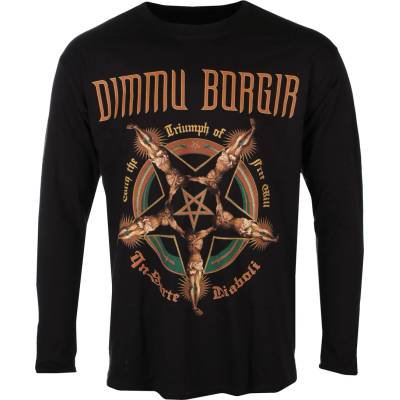Plastic head Мъжка тениска с дълъг ръкав dimmu borgir - free will - black - plastic head - ph13495ls
