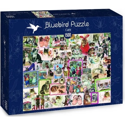 Bluebird Puzzle Пъзел Bluebird от 1500 части - Котки (70471)