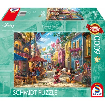 Schmidt Spiele Disney Dreams Collection Mickey & Minnie v Mexiku Thomas Kinkade 6000 dílků
