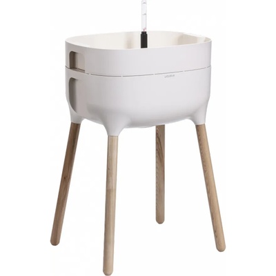 Plastia Саксия с напоителна система Urbalive висока, слонова кост, Размери на продукт: 51х38х76