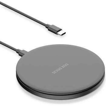 Dux Ducis C6 Wireless Charger USB-C 15W - поставка (пад) за безжично зареждане с технология за бързо зареждане за Qi съвместими устройства (черен)