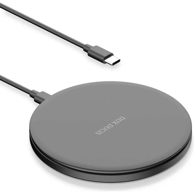 Dux Ducis C6 Wireless Charger USB-C 15W - поставка (пад) за безжично зареждане с технология за бързо зареждане за Qi съвместими устройства (черен)