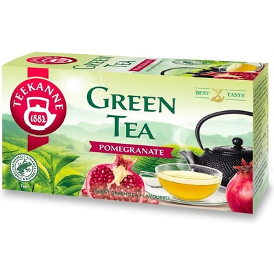 Teekanne Zelený čaj Granátové jablko čaj porcovaný 20 x 1,75 g