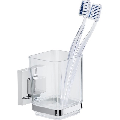 WENKO Nádobka na zubní kartáčky QUADRO Vacuum-Loc