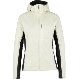 Stoic Дамско вълнено яке Stoic Women's MountainWool60 JokkmokkSt. Hybrid Hoody Insulation jacket - Stone Grey / Black - размер XS (105-6678-0311)
