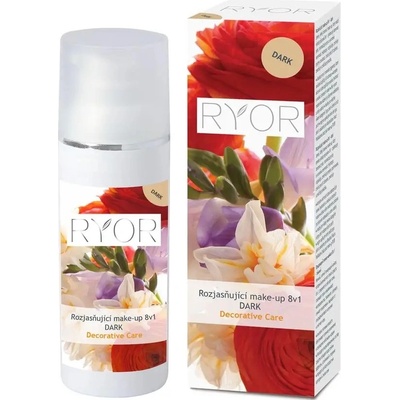 Ryor Decorative Care rozjasňujúcí make-up 8v1 Dark 30 ml