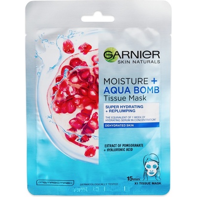 Garnier Moisture & Aqua Bomb Skin Tissue Superhydrating Mask 32 g – Hledejceny.cz