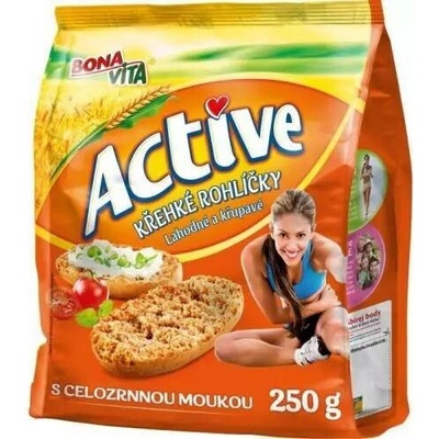 Bonavita Active křehké rohlíčky celozrnné 250 g
