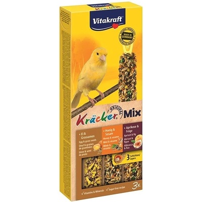 Vitakraft Kräcker Mix doplnkové krmivo pre kanáriky 3 ks 80 g