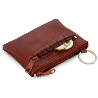 Hnědá kožená dvouzipová 619-0370-41