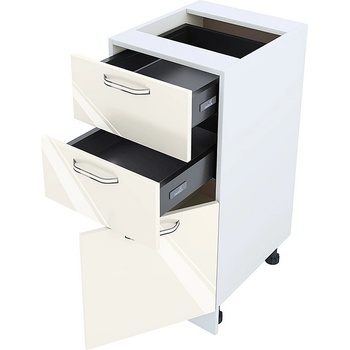 Image 1 of ИРИМ Долен кухненски шкаф Сити БФ-Крийм гланц-11-53 десен 40 см