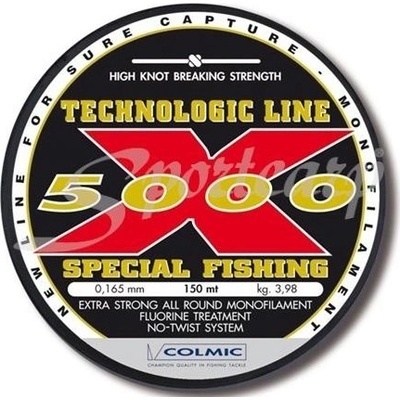 Colmic X5000 150m 0,22mm 7,50kg