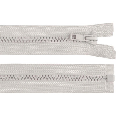 Kostěný zip No 5 délka 70 cm bundový Varianta: 310 šedá světlá, Balení: 1 ks