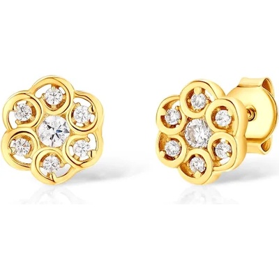 SAVICKI Обеци Savicki: злато, цирконий